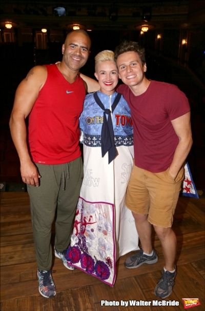Christopher Jackson, Betsy Struxness and Jonathan Groff Photo