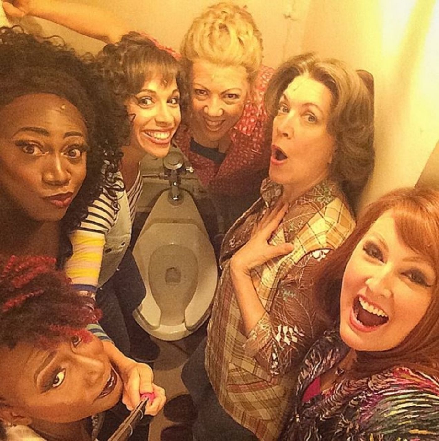 Photo Flash: Saturday Intermission Pics, 8/08 - KINKY BOOTS Celebrates HAMILTON's Opening, Plus SOMETHING ROTTEN!, PIPPIN, and More  Image