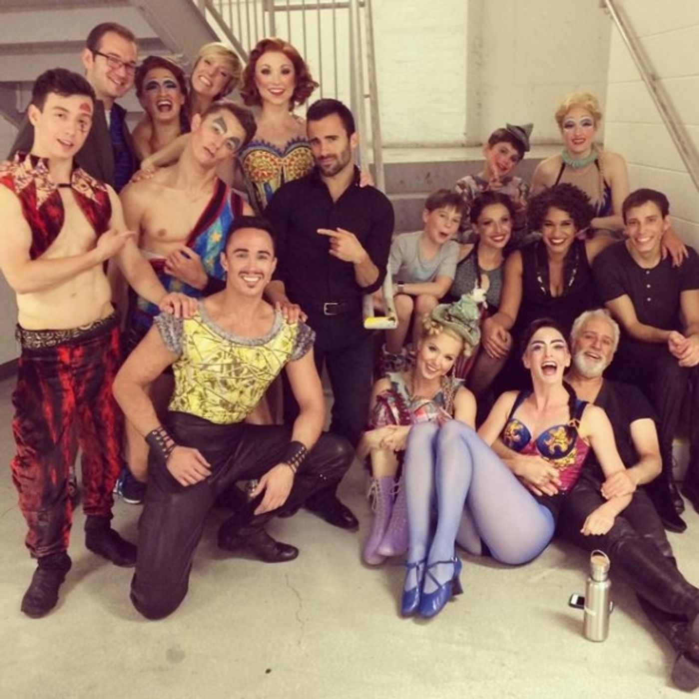 Photo Flash: Saturday Intermission Pics, 8/08 - KINKY BOOTS Celebrates HAMILTON's Opening, Plus SOMETHING ROTTEN!, PIPPIN, and More  Image