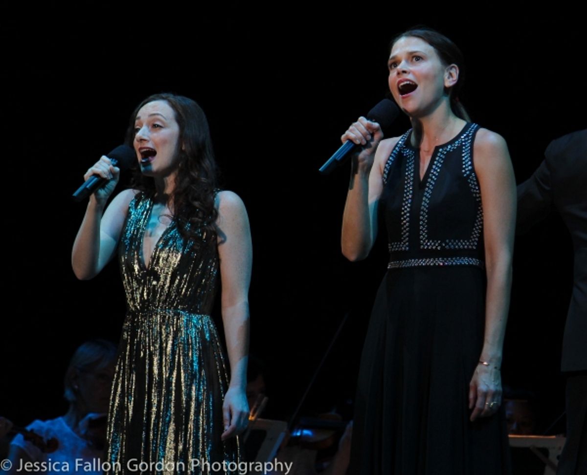 Megan McGinnis and Sutton Foster at 
