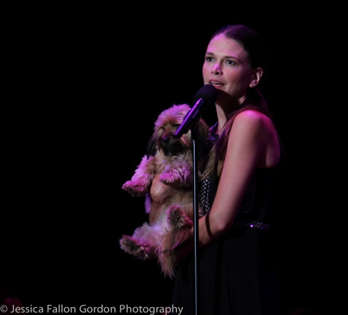 Sutton Foster and Mabel at 