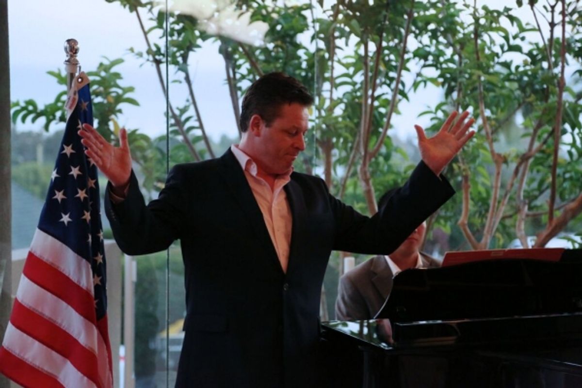 Anthony Kearns at Tenor Anthony Kearns Headlines Private Concert for Wells of Life Charity in California
