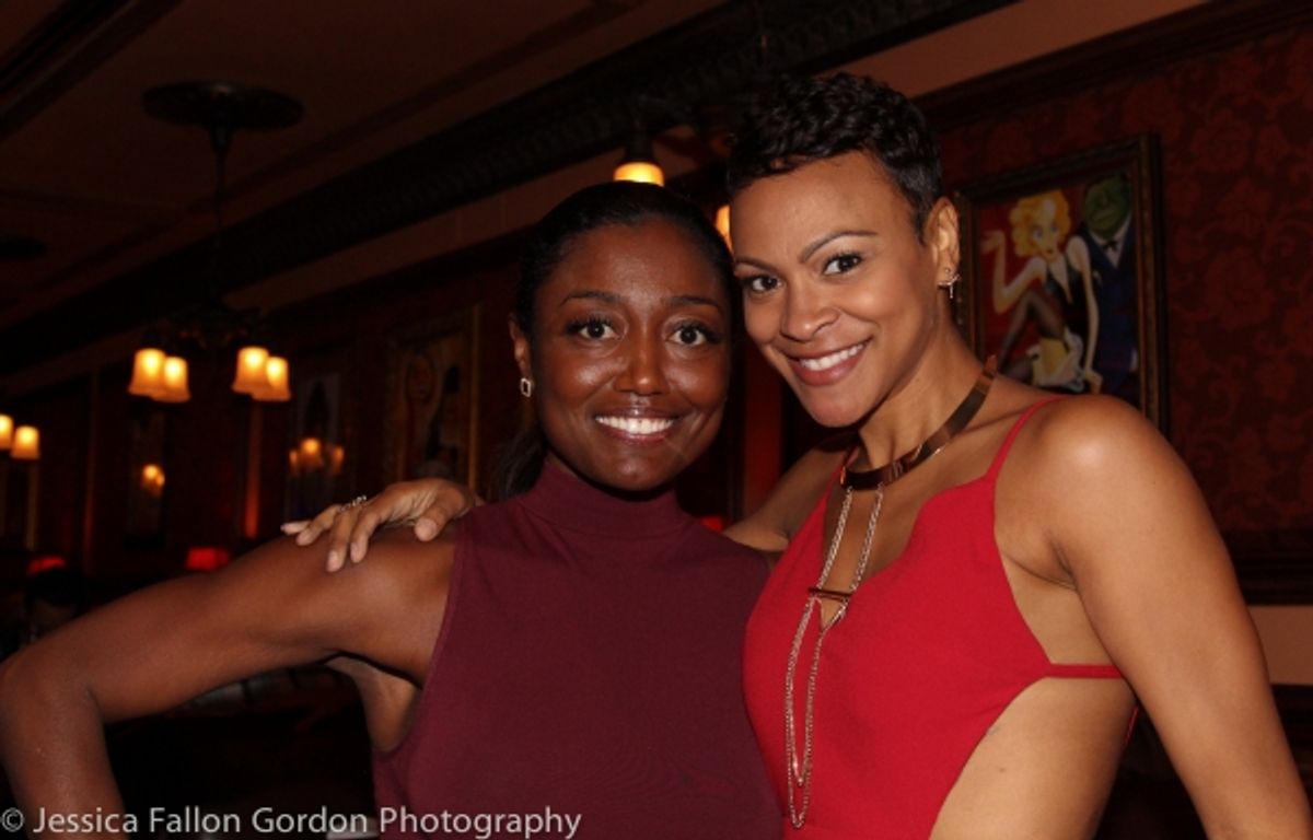 Patina Miller and Carly Hughes at 