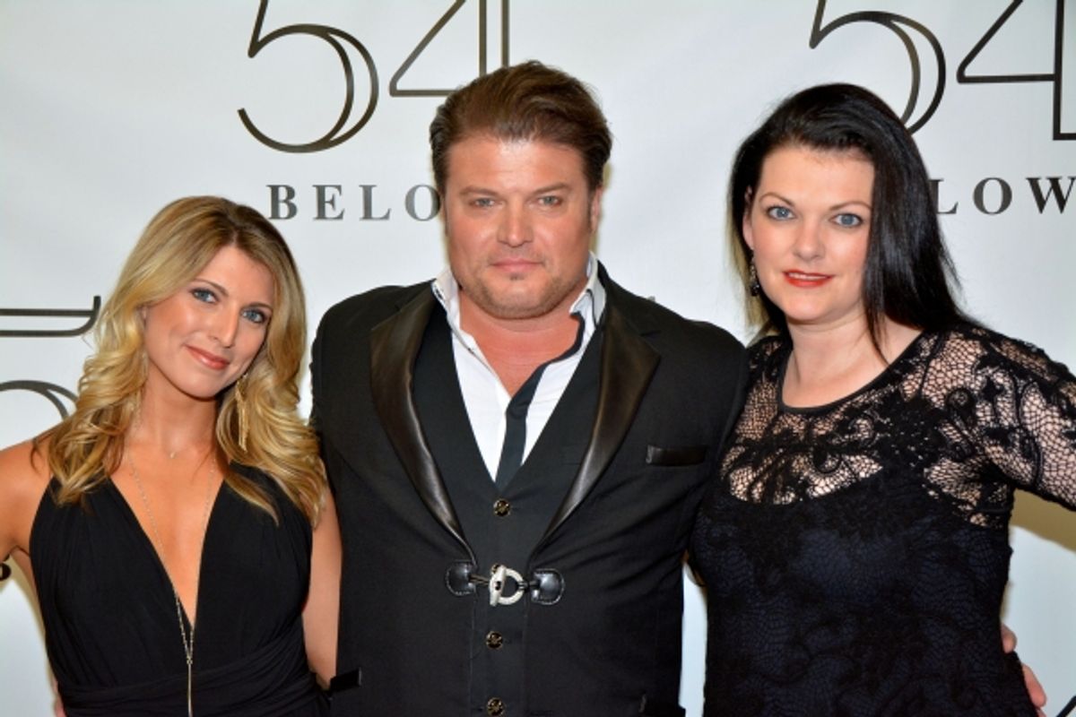 Janine DiVita, Rob Evan and Kate Shindle at 