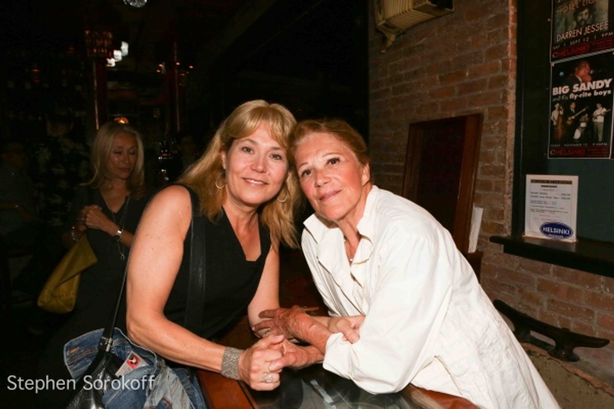 Elizabeth Aspenlieder, Linda Lavin at 