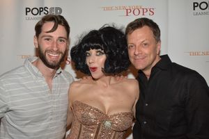 Daniel Rowan, Meow Meow and Jim Caruso @ BroadwayWorld Daniel Rowan, Meow Meow and Jim Caruso Photo