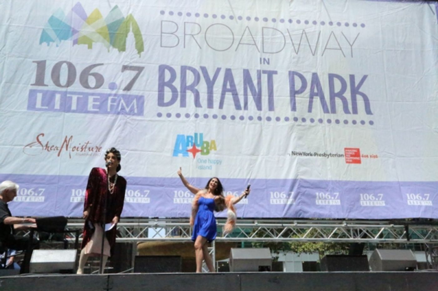 Photo Flash: Cast of Off-Broadway's RUTHLESS! Performs in Bryant Park Photo Flash: Cast of Off-Broadway's RUTHLESS! Performs in Bryant Park Image