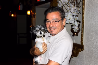 Tinkerbelle with director Bill Castellino Photo