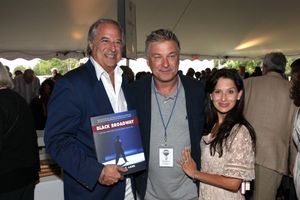 Stewart F. Lane, Alec Baldwin, Hilaria Baldwin Photo