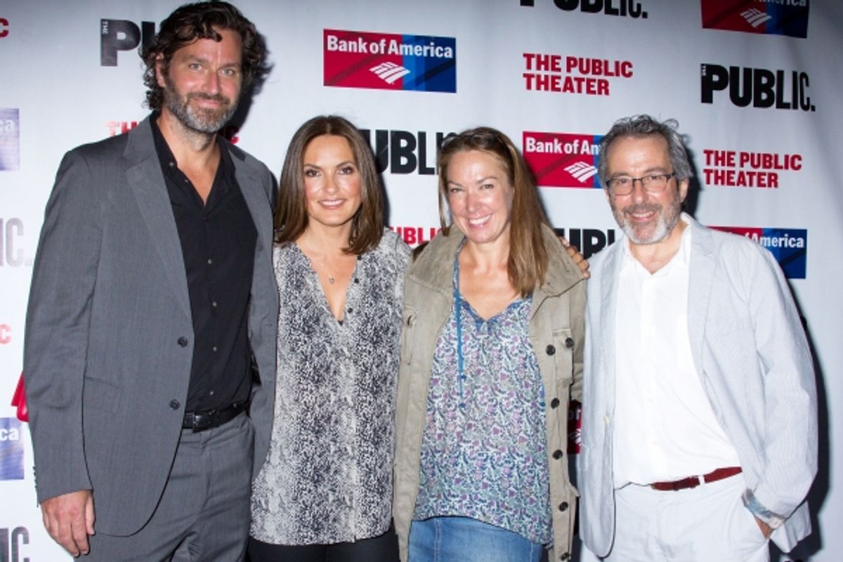 Peter Hermann, Mariska Hargitay, Elizabeth Marvel, Warren Leight at 