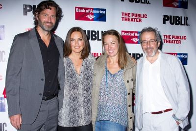 Peter Hermann, Mariska Hargitay, Elizabeth Marvel, Warren Leight Photo