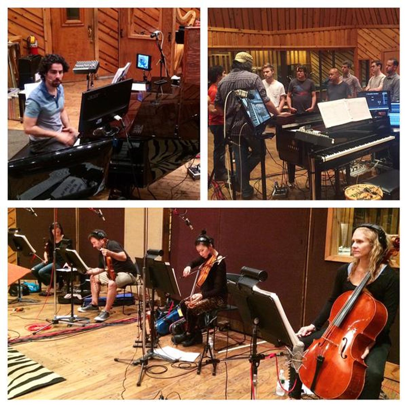 Photo: Questlove Shares First Look at HAMILTON's String Cast Recording Session  Image