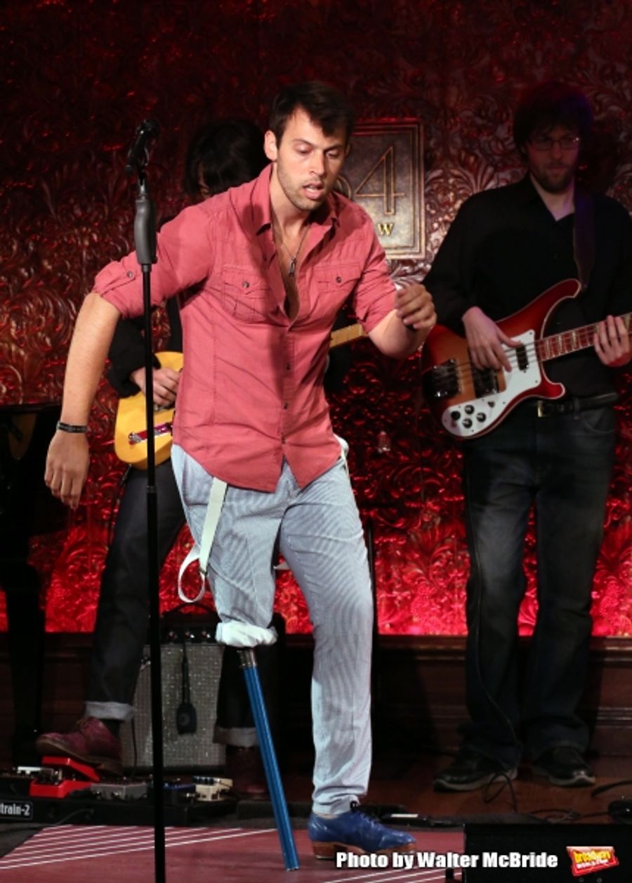 Photo Coverage: Evan Ruggiero Previews THE ONE-LEGGED SONG AND DANCE MAN at 54 Below Image