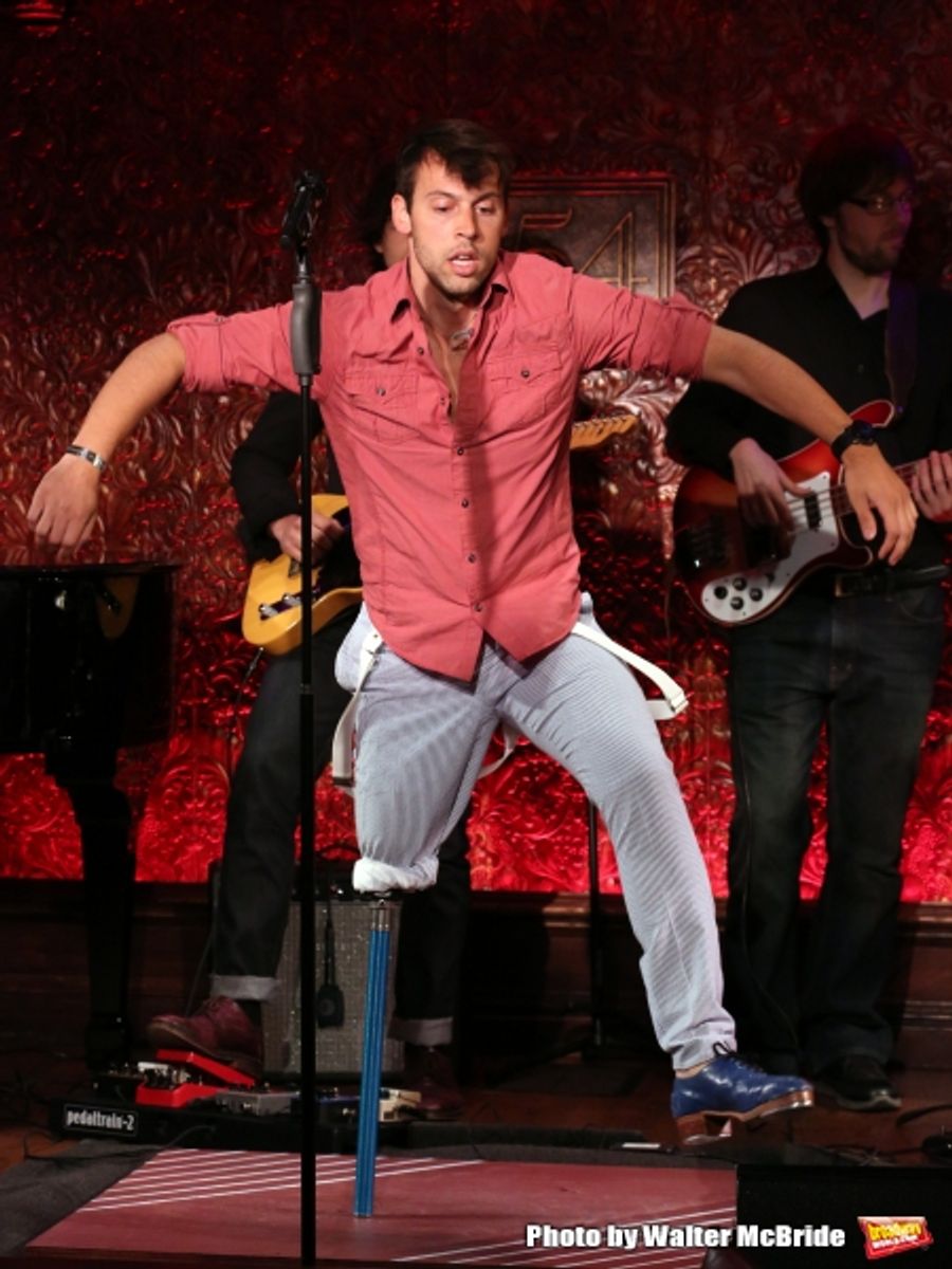 Photo Coverage: Evan Ruggiero Previews THE ONE-LEGGED SONG AND DANCE MAN at 54 Below Image