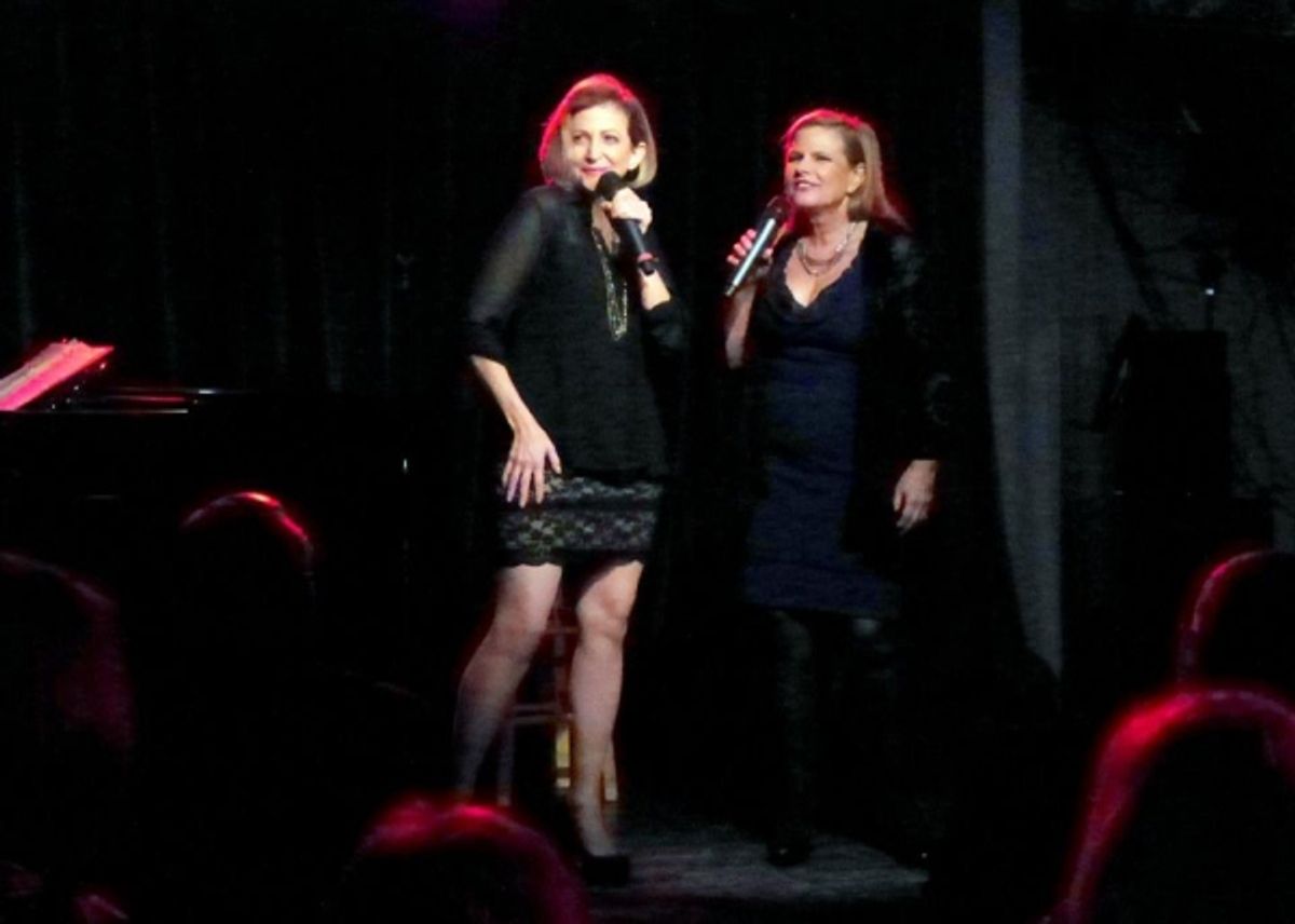 left to right: Liz Hayden, Dianne Fraser at 