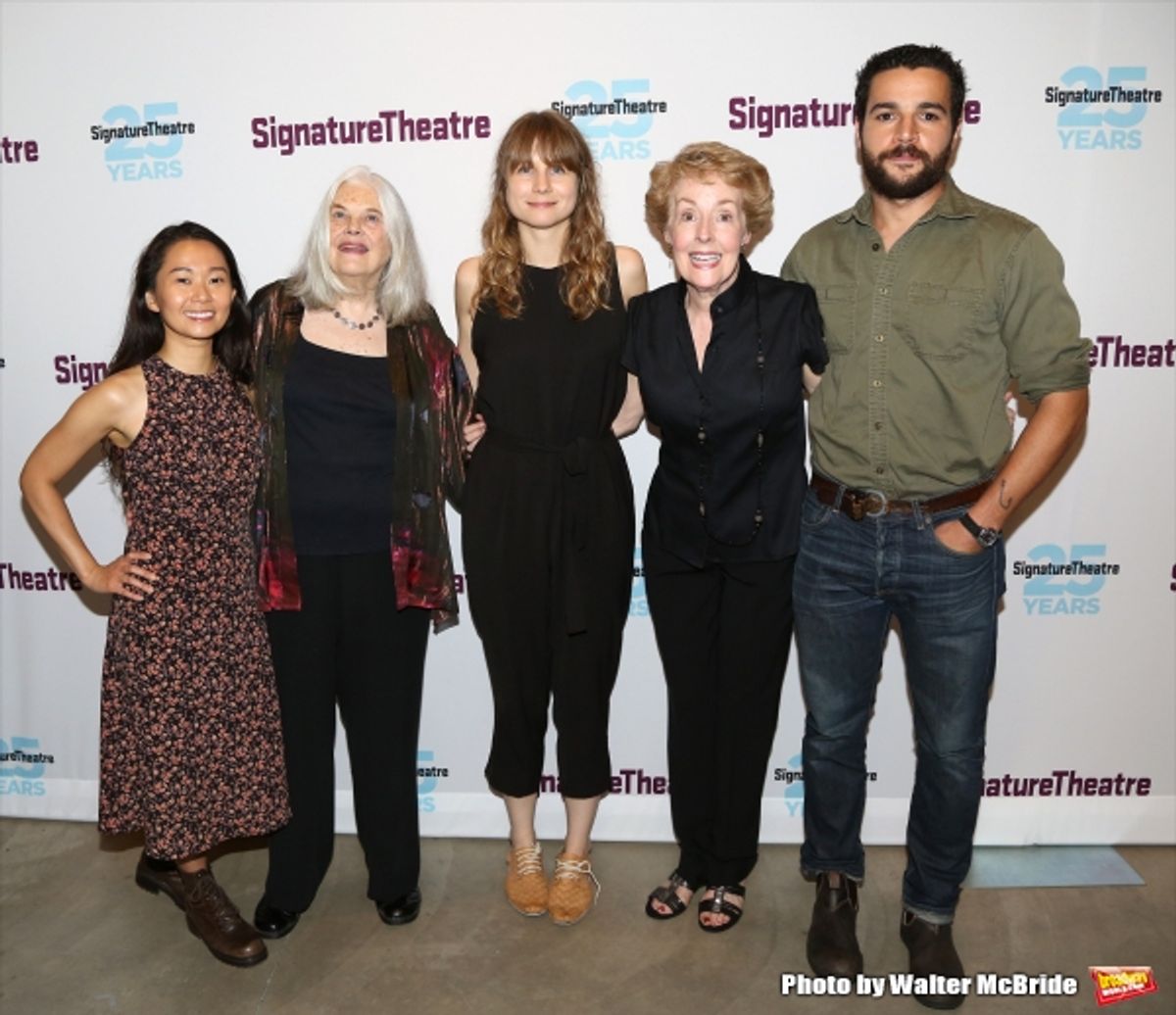 Hong Chau, Lois Smith, Annie Baker, Georgia Engel and Christopher Abbott at 
