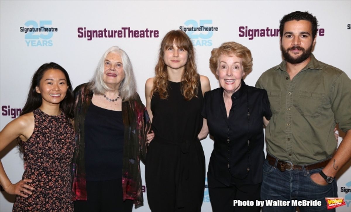 Hong Chau, Lois Smith, Annie Baker, Georgia Engel and Christopher Abbott at 