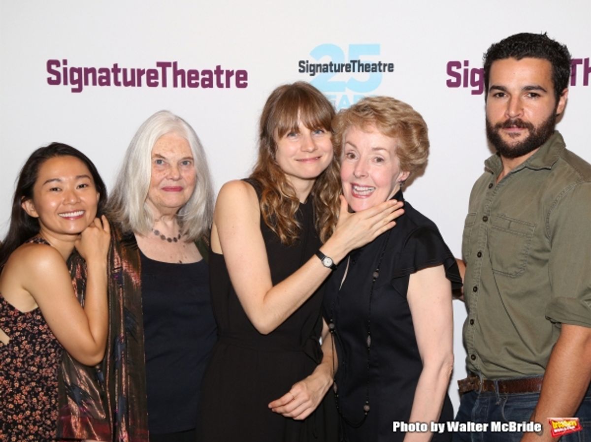 Hong Chau, Lois Smith, Annie Baker, Georgia Engel and Christopher Abbott at 