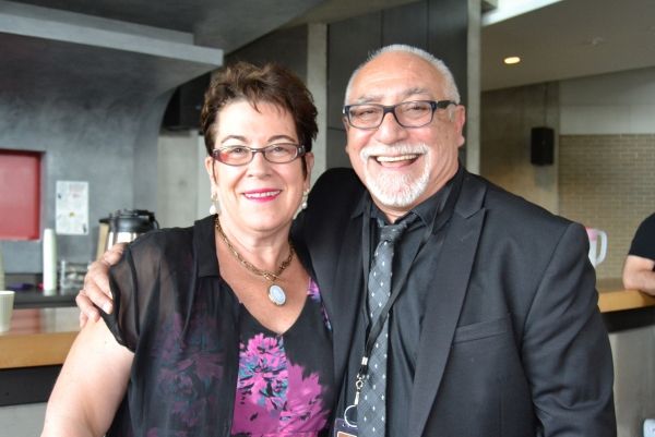 Artistic Director Molly Smith and director Jose Luis Valenzuela Photo
