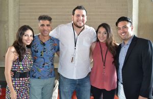 Elia Saldana, Oscar Ceville, Fidel Gomez, Esperanza America and Jecamiah Ybanez @ BroadwayWorld Elia Saldana, Oscar Ceville, Fidel Gomez, Esperanza America and Jecamiah Ybanez Photo
