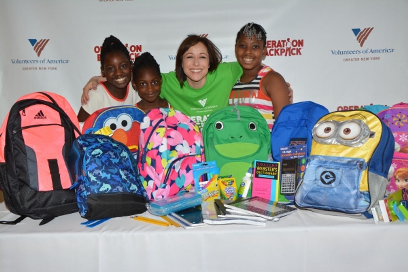 Photo Coverage: Paige Davis Teams with Volunteers of America for Operation Backpack 2015!  Image