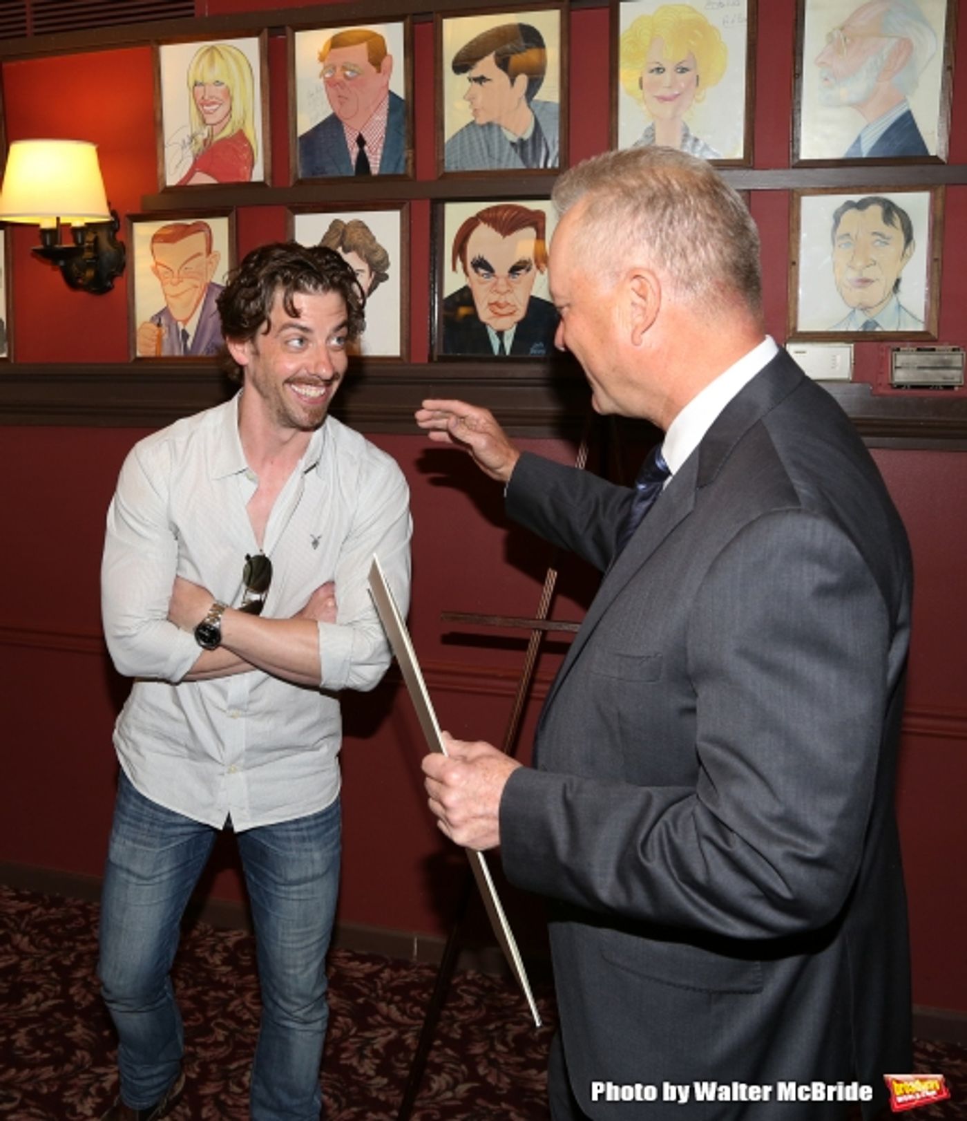Photo Coverage: Two-Time Tony Winner Christian Borle Honored with Sardi's Portrait! Photo Coverage: Two-Time Tony Winner Christian Borle Honored with Sardi's Portrait! Image