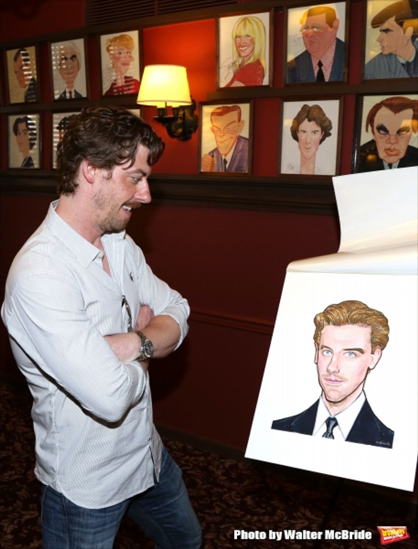 Photo Coverage: Two-Time Tony Winner Christian Borle Honored with Sardi's Portrait!  Image