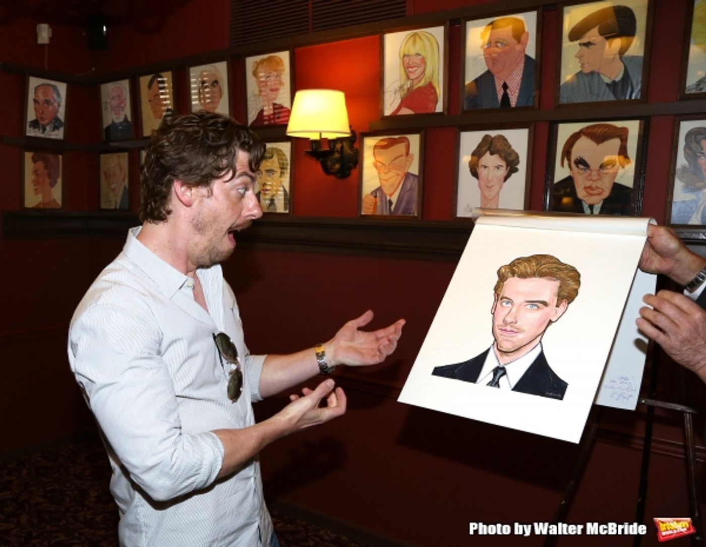Photo Coverage: Two-Time Tony Winner Christian Borle Honored with Sardi's Portrait!  Image