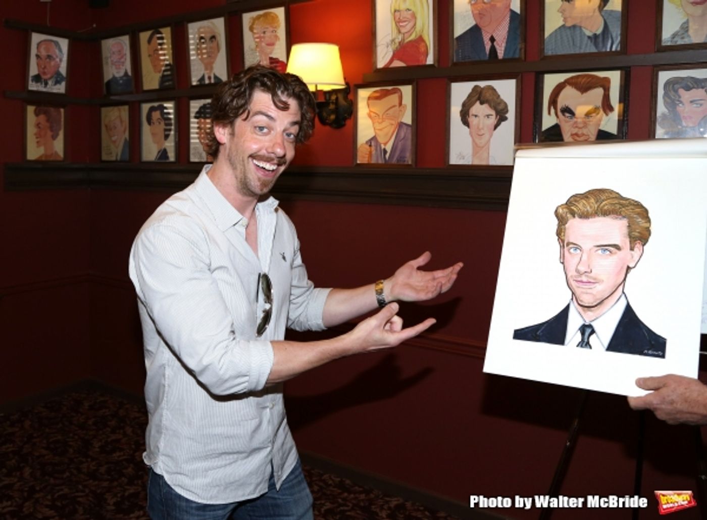 Photo Coverage: Two-Time Tony Winner Christian Borle Honored with Sardi's Portrait!  Image