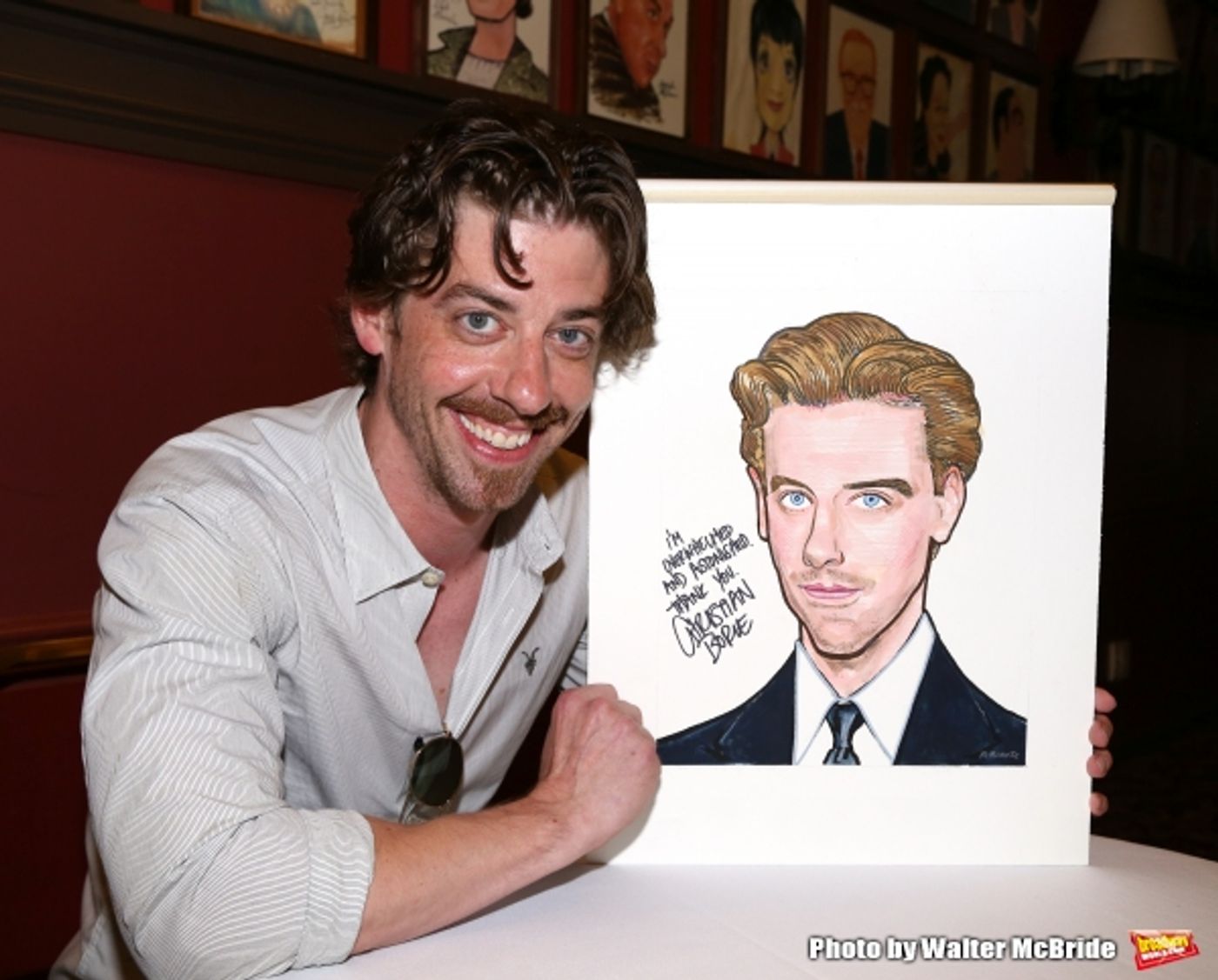Photo Coverage: Two-Time Tony Winner Christian Borle Honored with Sardi's Portrait!  Image