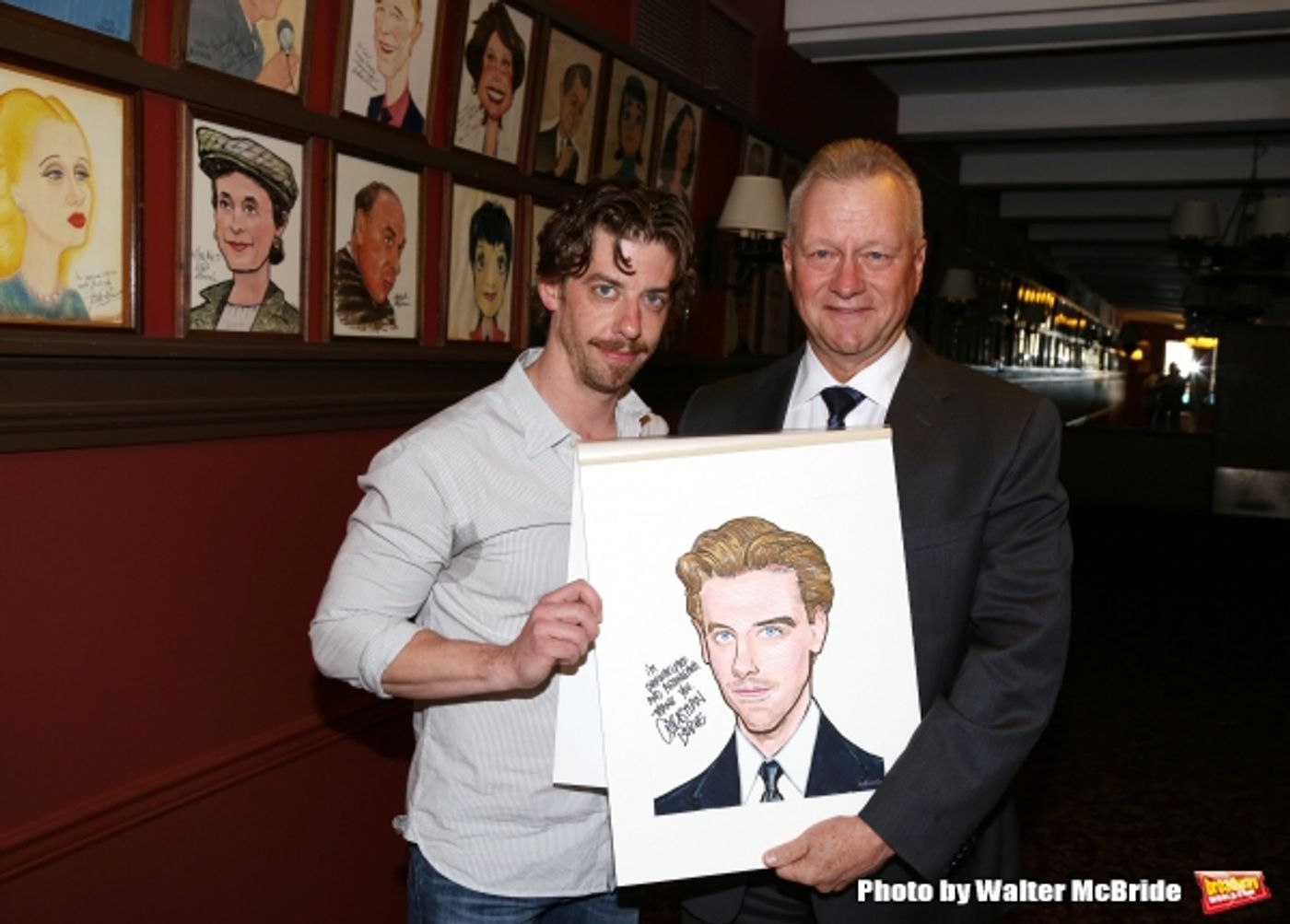 Photo Coverage: Two-Time Tony Winner Christian Borle Honored with Sardi's Portrait!  Image