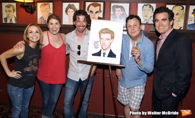 Kate Reinders, Heidi Blickenstaff, Christian Borle, Brooks Ashmanskas and Brian d' Photo