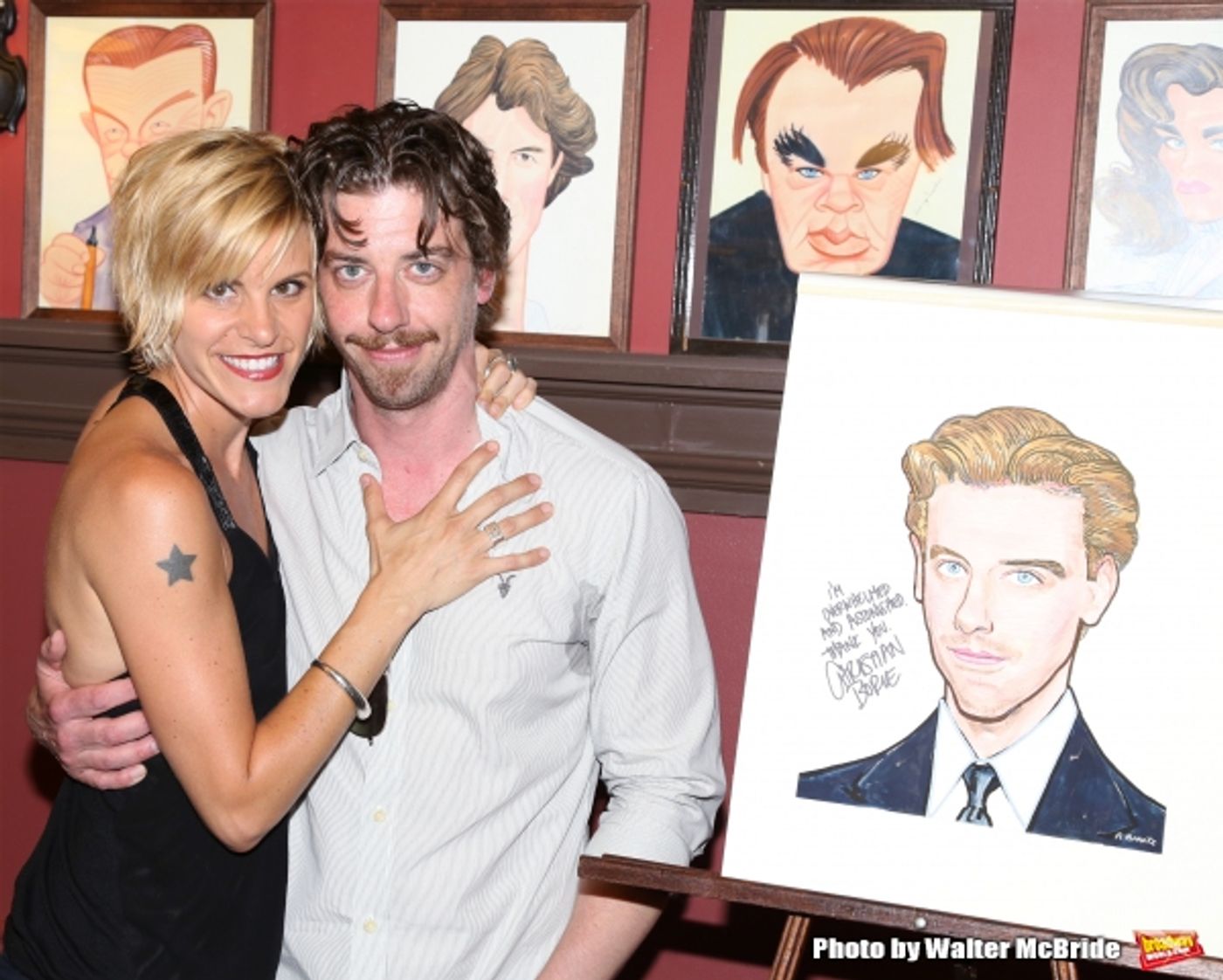 Photo Coverage: Two-Time Tony Winner Christian Borle Honored with Sardi's Portrait! Photo Coverage: Two-Time Tony Winner Christian Borle Honored with Sardi's Portrait! Image