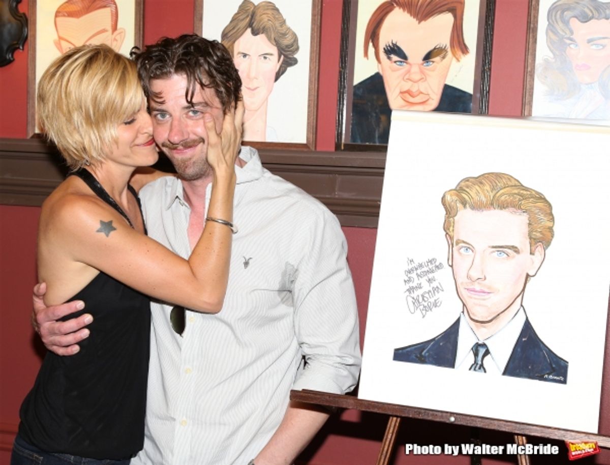 Jenn Colella and Christian Borle at 