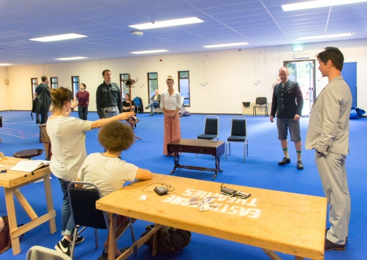 Photo Flash: New Rehearsal Images for the 2015 National Tour of FLARE PATH  Image