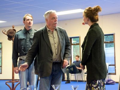 Alastair Whatley, Philip Franks and Olivia Hallinan Photo
