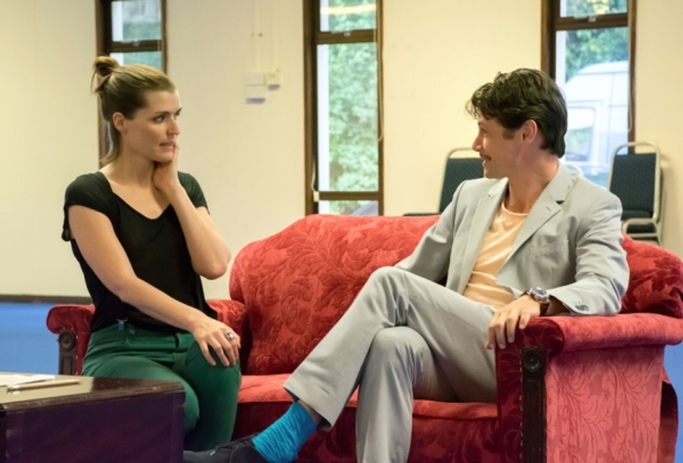Photo Flash: New Rehearsal Images for the 2015 National Tour of FLARE PATH  Image