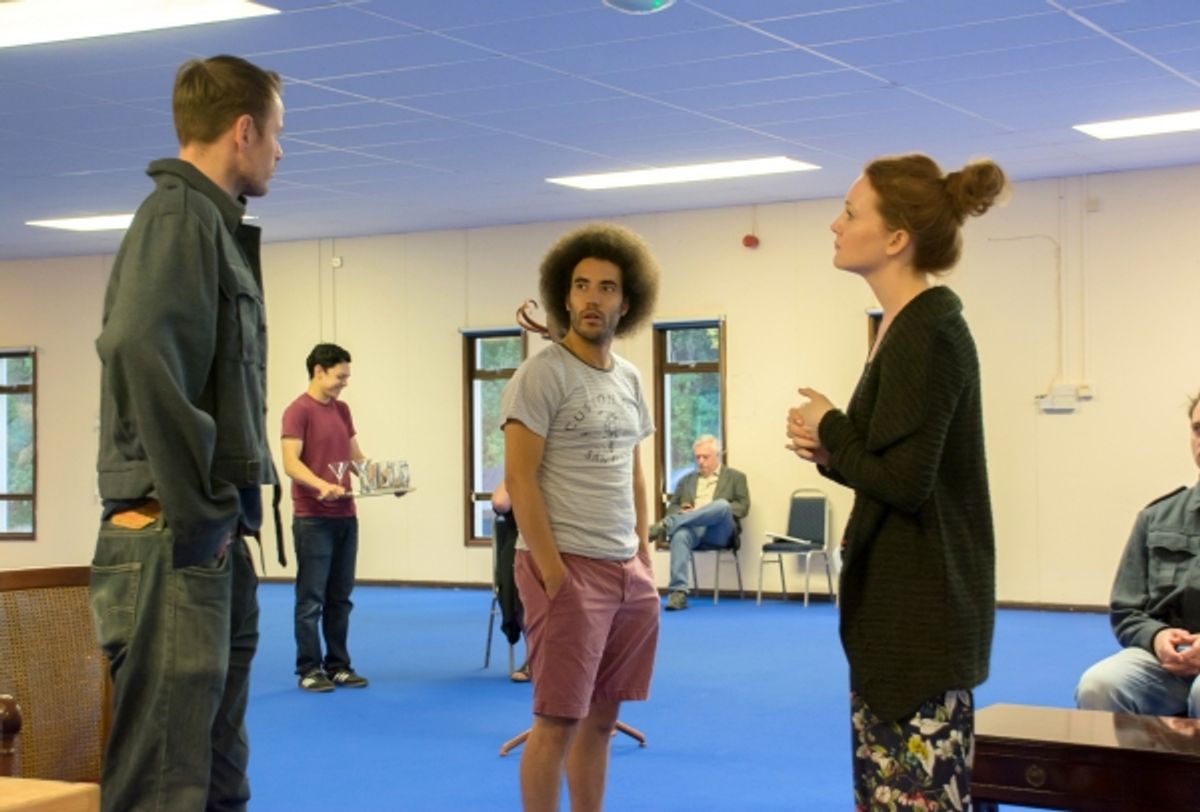 Simon Darwen, Justin Audibert and Olivia Hallinan at 