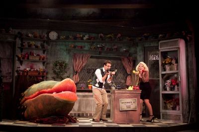 Ryan Vona as Seymour, Lauren Marcus as Audrey Photo