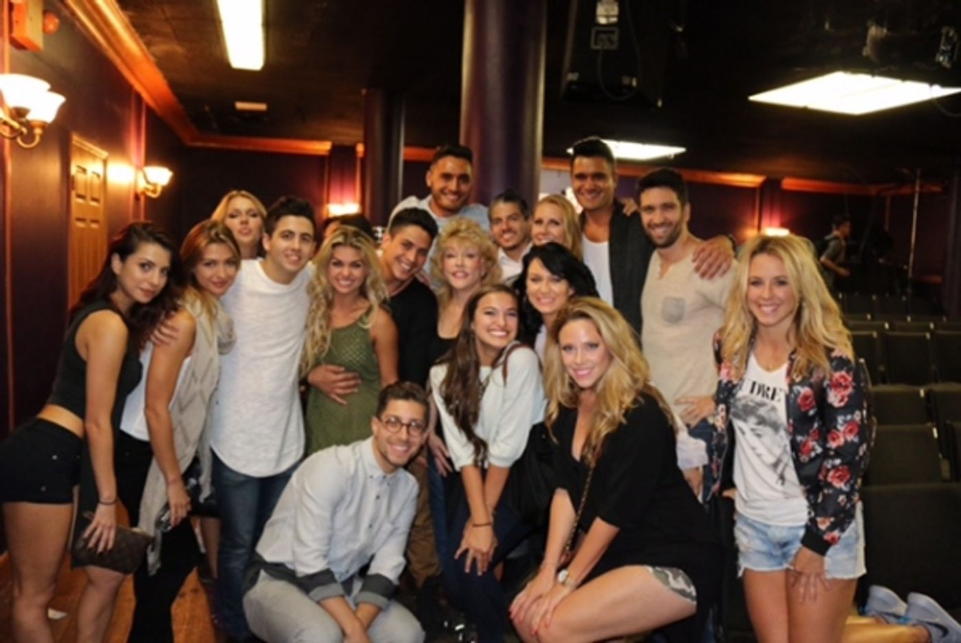 Photo Flash: BALLROOM WITH A TWIST Stars Visit RUTHLESS! Off-Broadway  Image