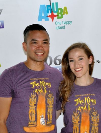 Jose Llana and Betsy Morgan Photo