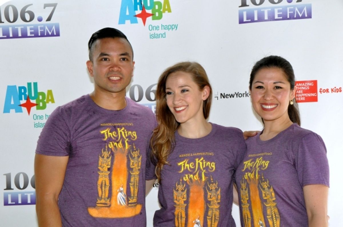 Jose Llana, Betsy Morgan and Ruthie Ann Miles at 