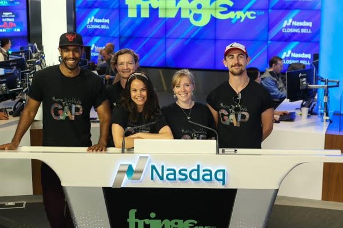 Photo Flash: FringeNYC's 2015 Shows Ring the NASDAQ Closing Bell Photo Flash: FringeNYC's 2015 Shows Ring the NASDAQ Closing Bell Image