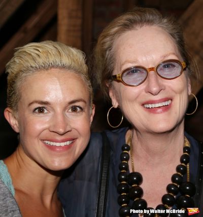 Meryl Streep visits Betsy Struxness Photo