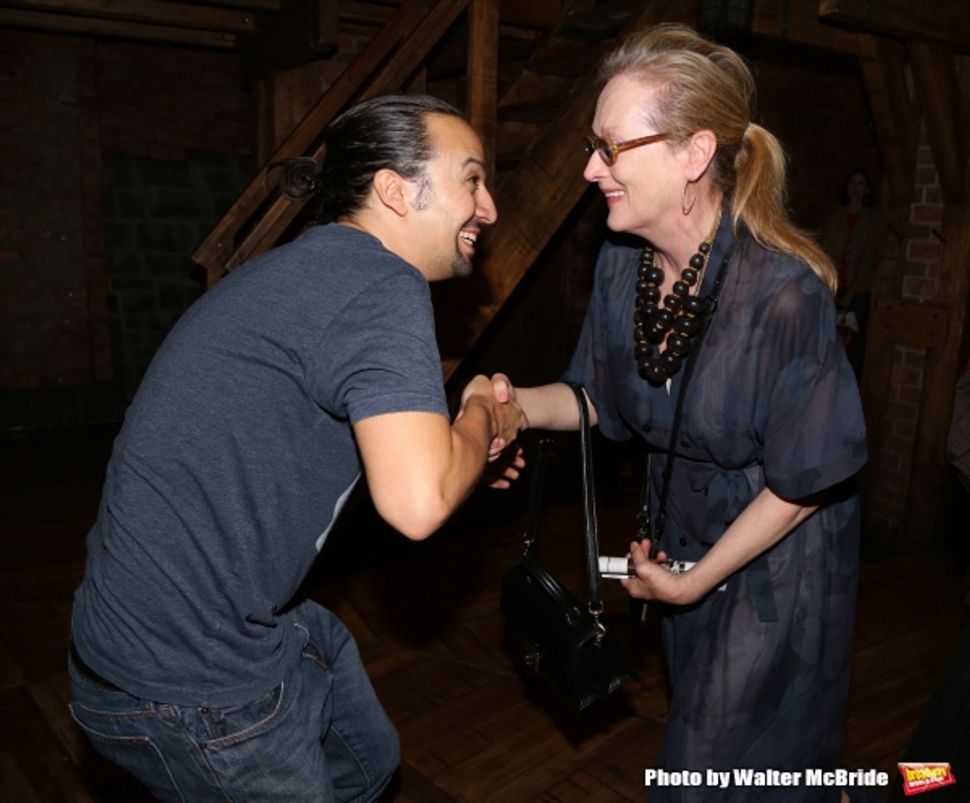 Exclusive Photo Coverage: Meryl Streep Stops By Richard Rodgers to Catch HAMILTON!  Image
