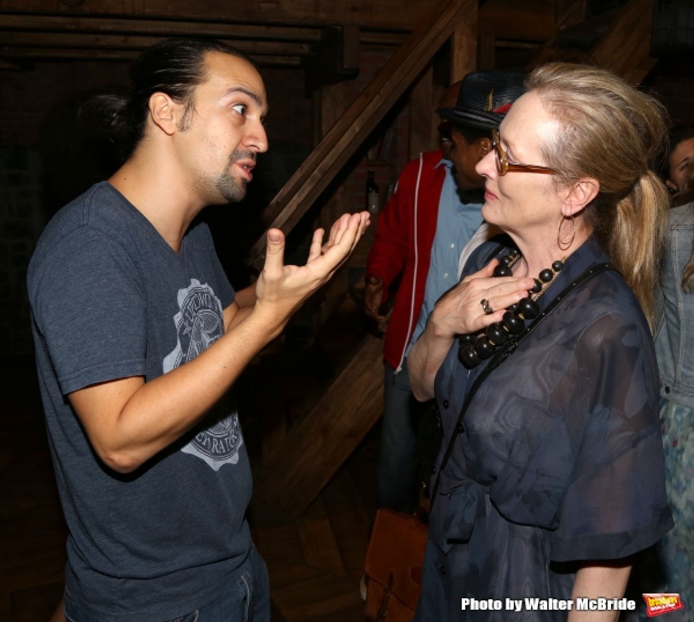 Exclusive Photo Coverage: Meryl Streep Stops By Richard Rodgers to Catch HAMILTON!  Image