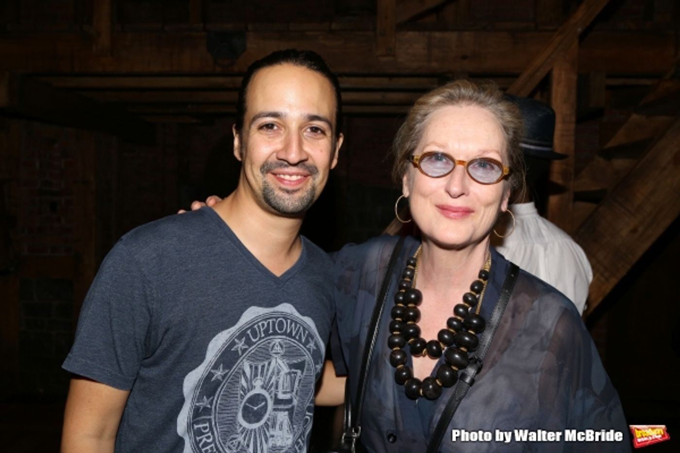 Exclusive Photo Coverage: Meryl Streep Stops By Richard Rodgers to Catch HAMILTON!  Image