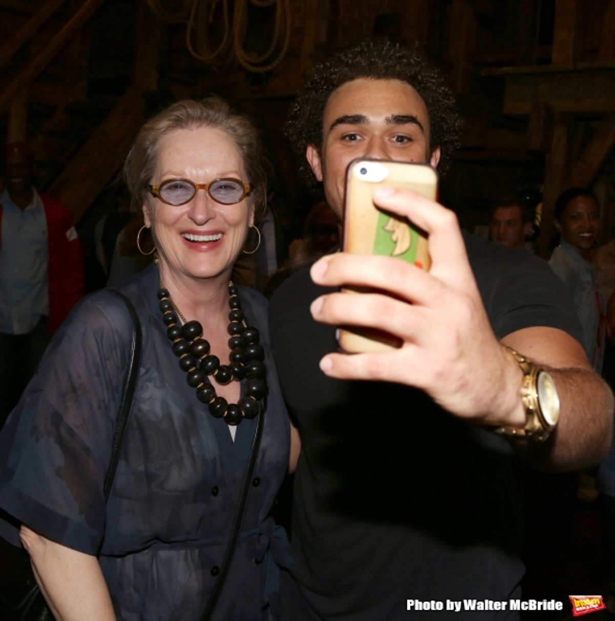 Meryl Streep visits Andrew Chappelle at 