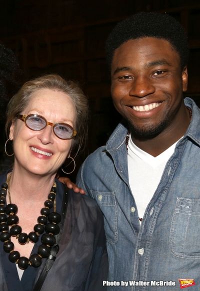 Meryl Streep visits Okieriete Onaodowan Photo