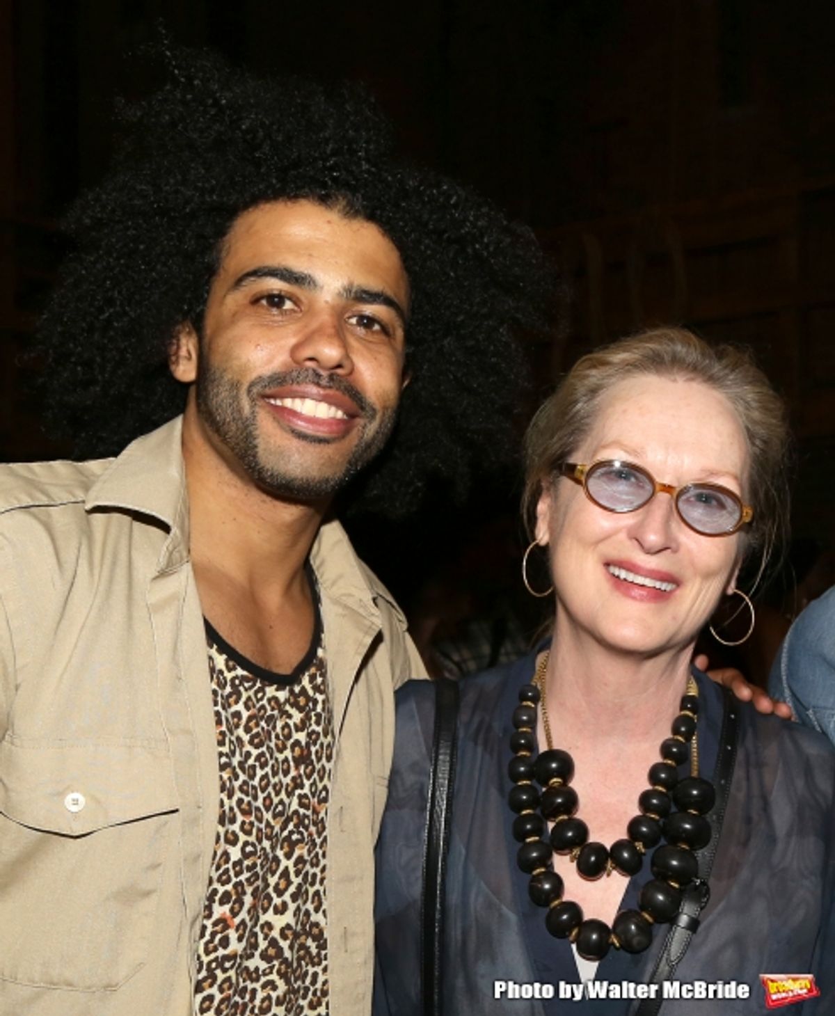Meryl Streep visits Daveed Diggs at 
